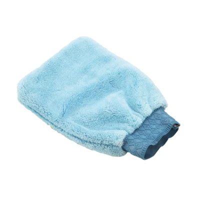 Coral Velvet Microfiber Mitt Car Wash Cleaning