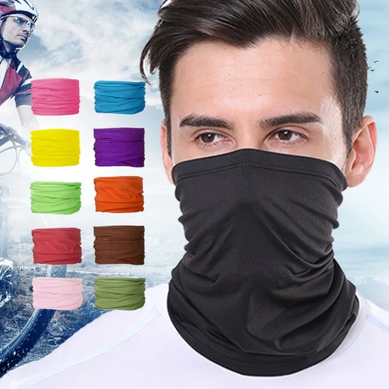 Ski Hood Mask Seamless Scarf and Magic Bandana Riding Gear Outdoor Bandana